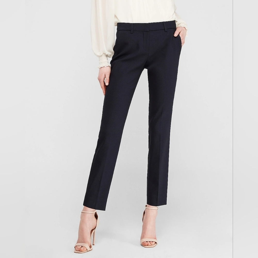 Express Columnist Mid Rise Ankle Pants